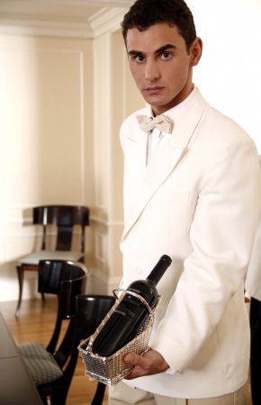 Hotel waiter の写真素材