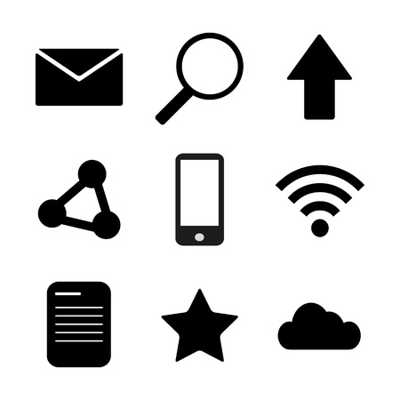 Set modern iconsのイラスト素材