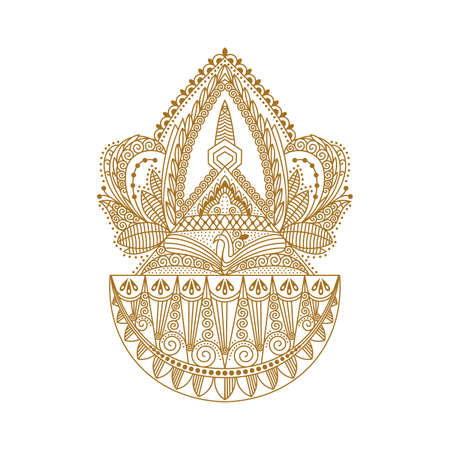 Luxury Mandala Illustrationのイラスト素材