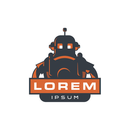 Robot icon Templateのイラスト素材