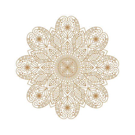 Luxury Flower Pattern Mandalaのイラスト素材