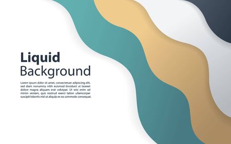 Liquid color background design. elements with fluid gradient. Dynamic shapes composition. Graphic design elementのイラスト素材