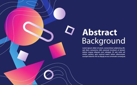 Abstract colorful geometric background. Graphic design element. Vector illustrationのイラスト素材