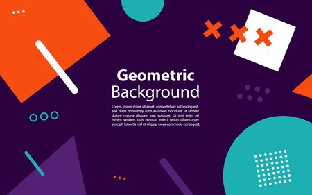 Creative abstract design decorated background. Graphic design element. Vector illustrationのイラスト素材