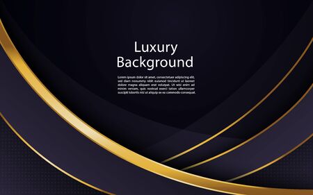 Dynamic luxury dark navy purple paper cut background, Graphic design element. Vector illustrationのイラスト素材