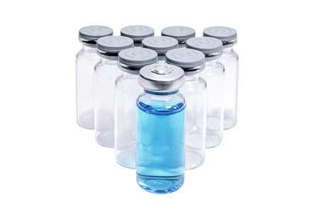 Triangle of medical vials
