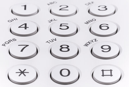 Round gray plastic buttons close up. Industry and technologyの写真素材