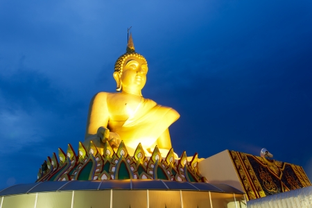 Big Buddha Statue in a meditation position の写真素材