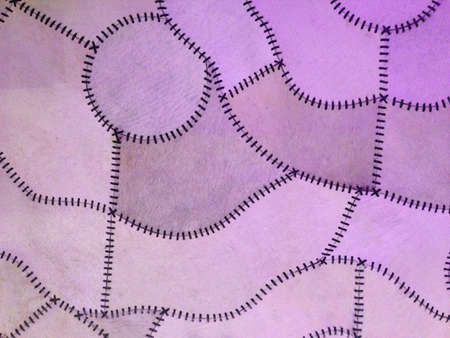 Close up of a stitch design