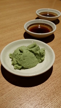 Soya sauce and wasabiの素材