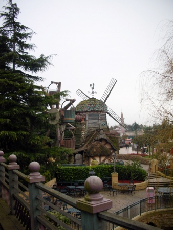 Windmill in Disneyland Parisのeditorial素材