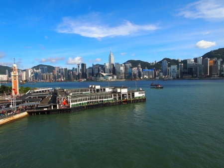 Hong Kong Skylineのeditorial素材