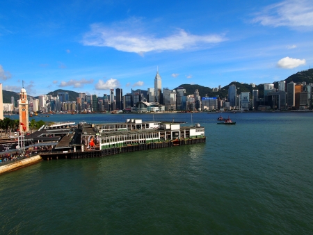 Hong Kong Skylineのeditorial素材