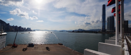 Ocean Terminal in Tsim Sha Tsui, Hong Kongのeditorial素材