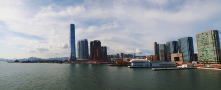 Ocean Terminal in Tsim Sha Tsui, Hong Kongのeditorial素材