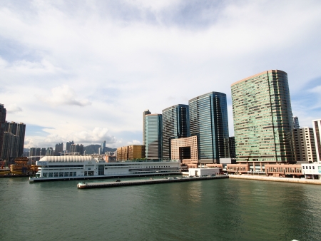 Ocean Terminal in Tsim Sha Tsui, Hong Kongのeditorial素材