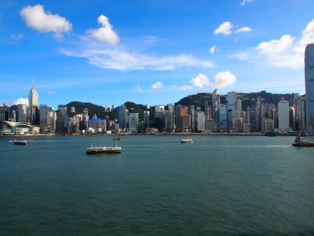 Hong Kong Skylineのeditorial素材