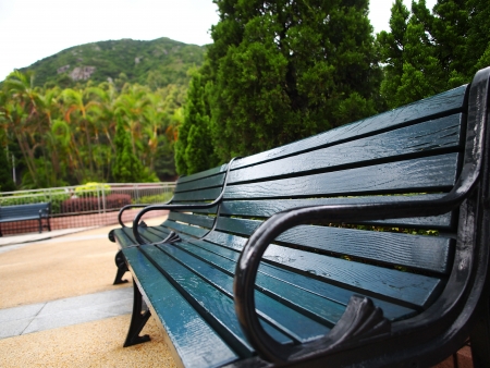 Public Chair in an Urban City