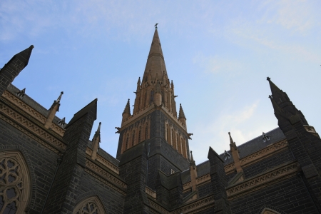 St Patrick s Cathedral in Melbourne, Australiaの写真素材