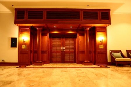 The ground of luxury modern Hallのeditorial素材