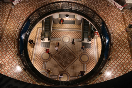 Top view at Queen Victoria Building in Australiaのeditorial素材