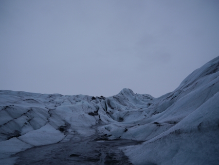 Snow on top of mountain, Iceland, Northern Europeの写真素材