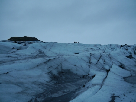 Snow on top of mountain, Iceland, Northern Europeの写真素材