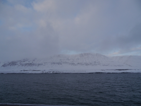 Snow on mountain, Iceland, Northern Europeの写真素材