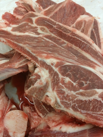 Fresh raw lamb meat lamb chopの素材