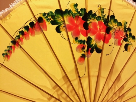 Unique asian floral fanの素材
