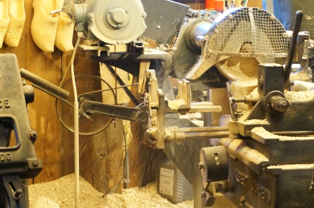 Wooden Shoe Workshop at the Zaanse Schansのeditorial素材