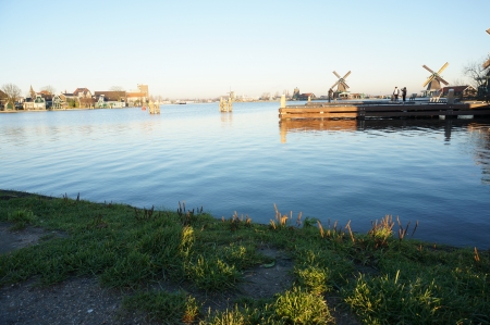 Zaanse Schans, Volendam;Europe - well-preserved windmills  のeditorial素材