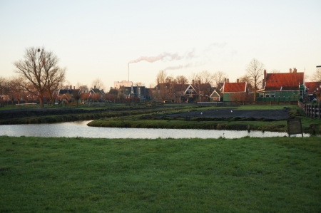 Zaanse Schans, Volendam;Europe - Dutch countryside peacefulのeditorial素材