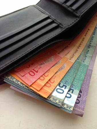 Wallet full of moneyの素材