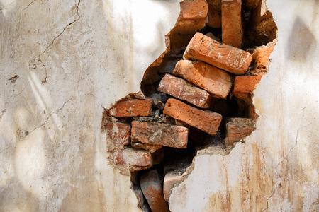 Old brick wallpaperの写真素材