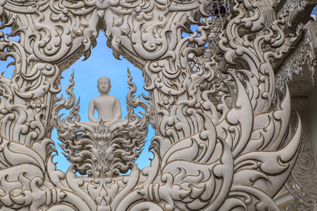 Art sculpture of Buddha of Thailandの写真素材