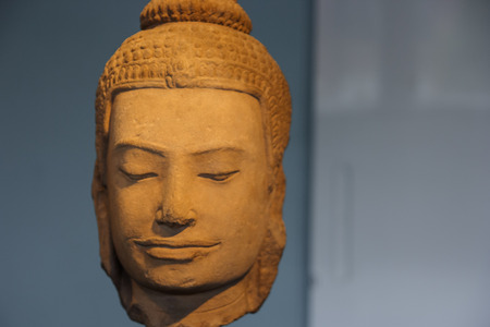 Ancient Buddha head
