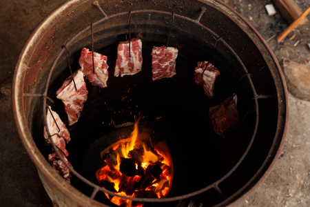 Native grill pig of Thailand styleの写真素材