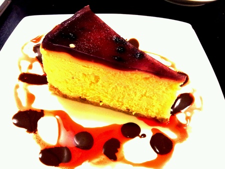 Blueberry cheese cake の素材