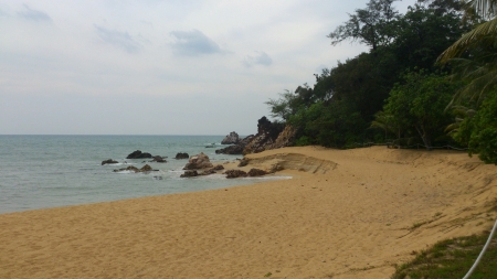 Sea sides with rocks の素材