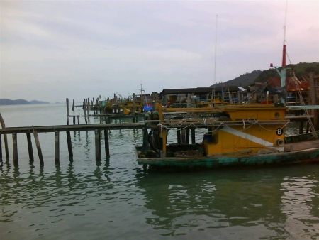 boats on the sea   の素材