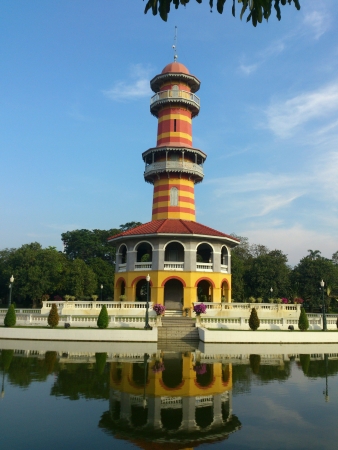 Beautiful building in a palace of thailandの素材