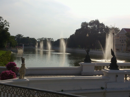 Beautiful garden inside the thailand palaceの素材