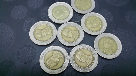 Thai Baht Currency  10 baht の素材