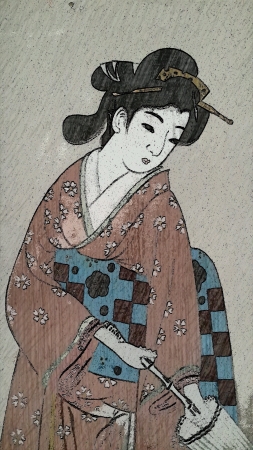 Japanese Geisha の素材