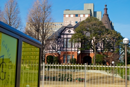 ????, ??? ????????? Meiji Gakuin, February 2nd, 2013 school signのeditorial素材