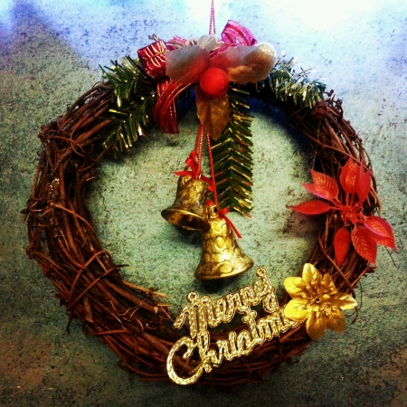 Christmas wreathの素材
