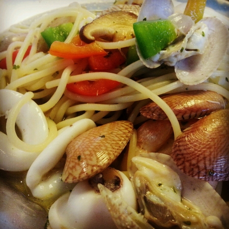 Seafood spaghettiの素材