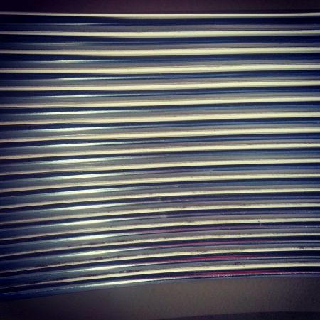 Close up of chairs back support textureの素材