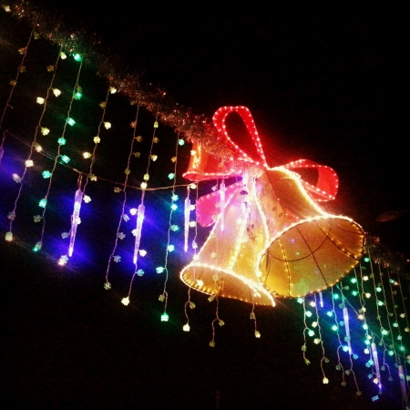 Beautiful Christmas lightingの素材